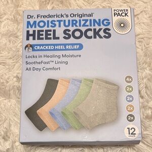 Moisturizing Heel Socks - Multi-Color Pack